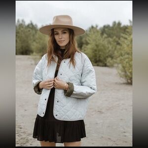 Jackson Rowe Green & Black Quilted Jacket Liner